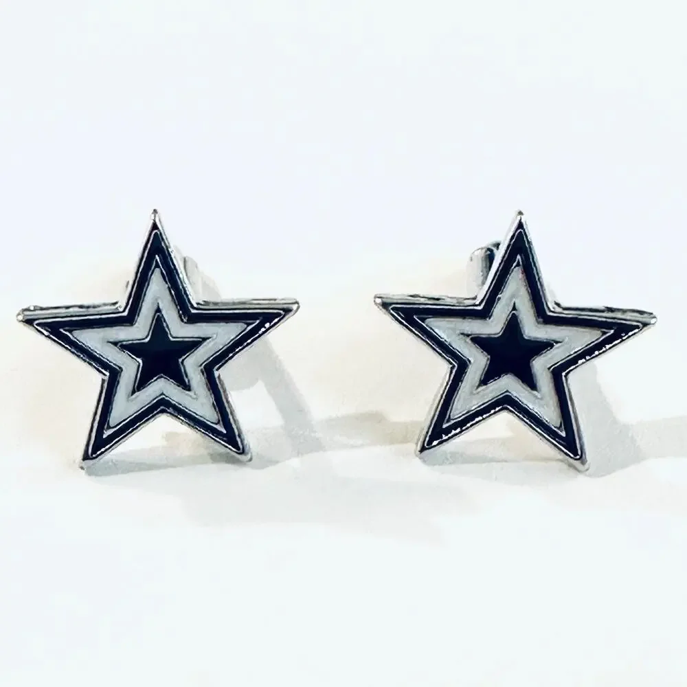 Black and White Star Cufflinks